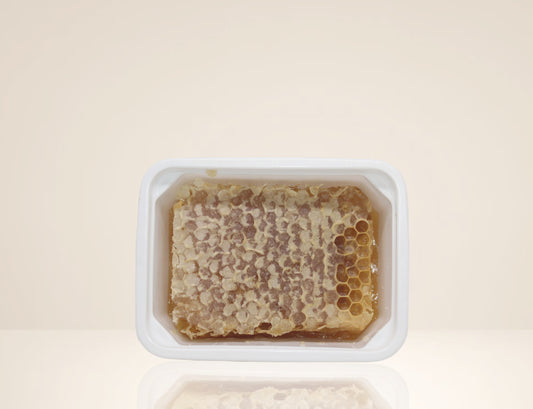 Organic honeycomb from Studley, UK, is produced by bees foraging on organically grown flowers, free from pesticides and chemicals. Managed with sustainable practices, it boasts a rich, natural sweetness and unique floral flavors influenced by local flora. This honeycomb serves as a natural sweetener or gourmet treat, offering health benefits such as antioxidants and antibacterial properties, and is often crafted by local artisans prioritizing quality and sustainability.